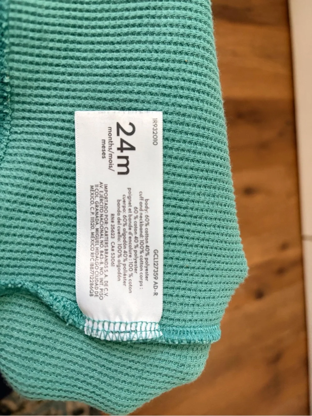 Carter's Blue and Teal Dinosaur Pajama Sets
